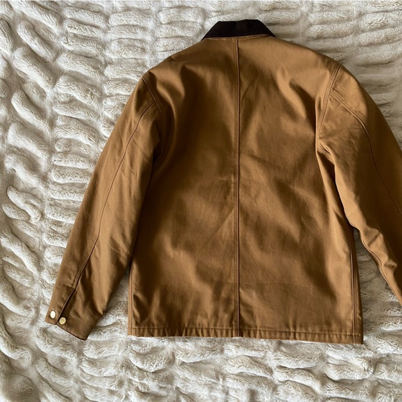 Carhartt WIP Work in Progress Michigan Chore Coat Hamilton Brown Dearborn Canvas - Picture 9 of 14